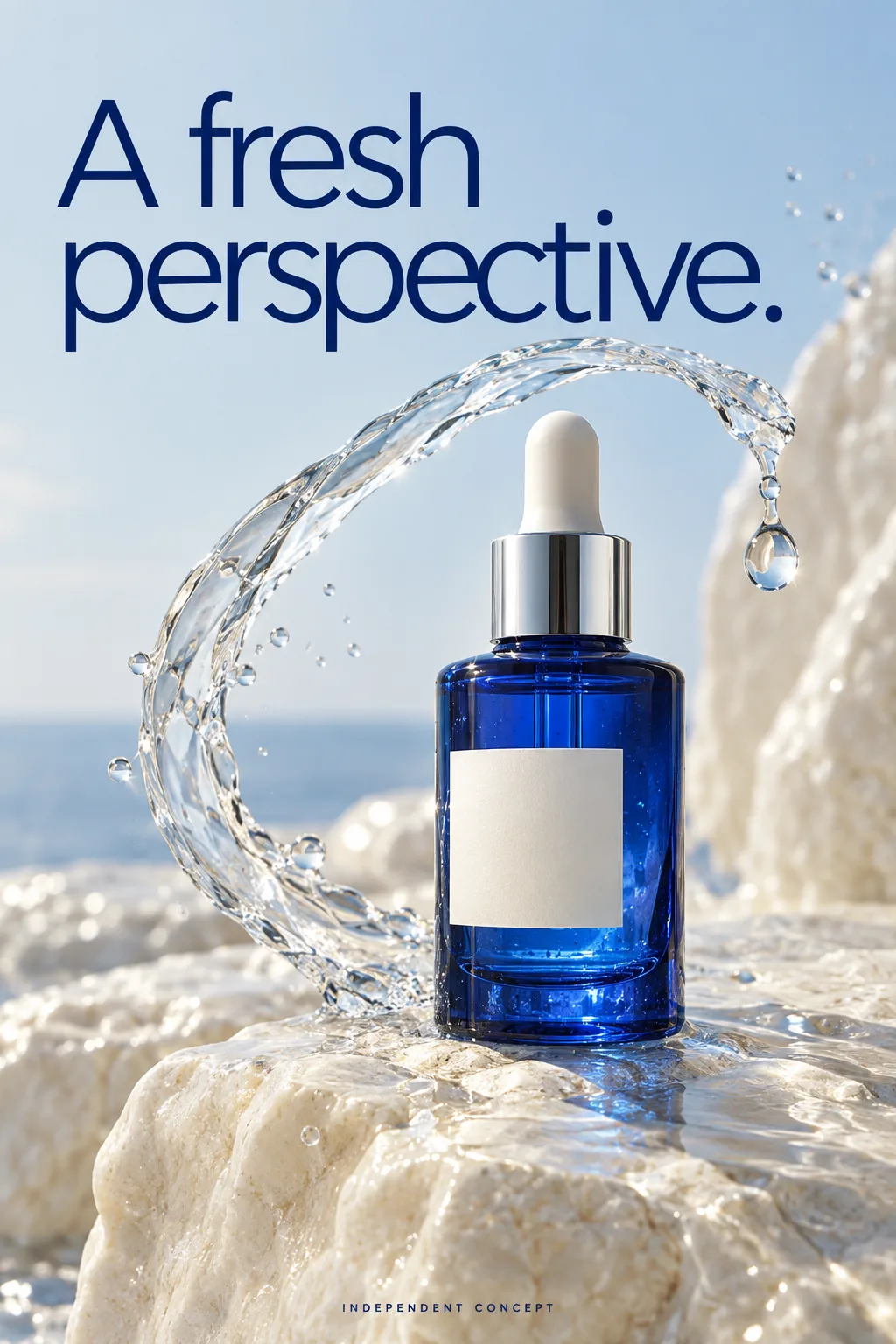 Independent skincare campaign concept